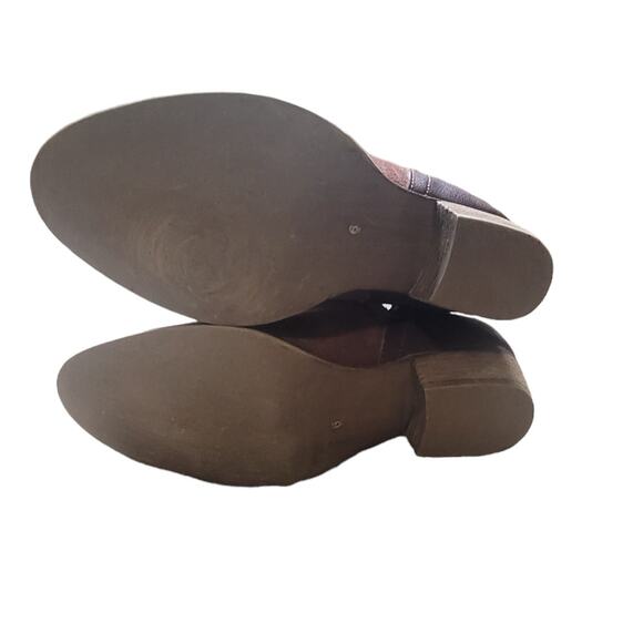 DIBA.True Brown Cut Out Leather Ankle Booties Women's Size 6 - Picture 13 of 14